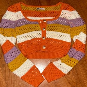 SO juniors cropped cardigan